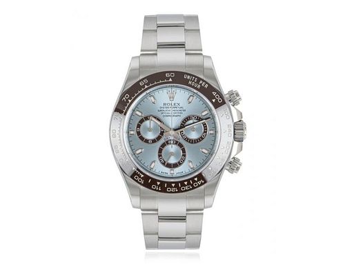 Rolex Daytona Platinum Ice Blue Dial Men's Watch 116506