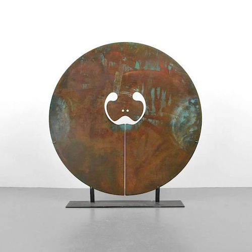 Large Harry Bertoia 'Split Gong' Sculpture