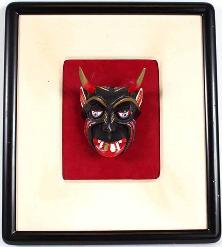 After Manuel Jimenez, Carved Portrait of a Devil