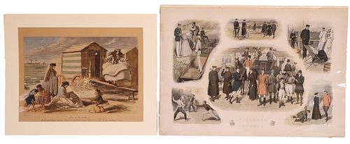 Photo-Lithograph, 'National Sports'