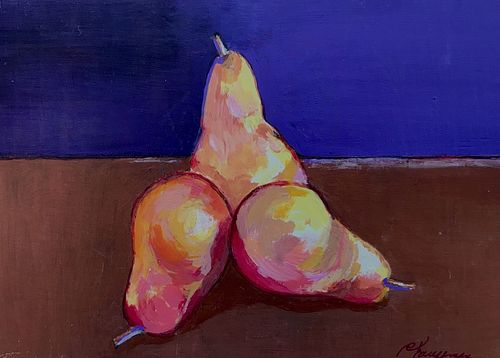 RITA KAUFFMAN, Three Pretty Pears