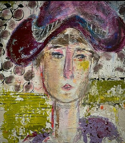LARRY JOHNSON, Woman in the Purple Hat