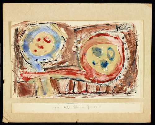 Paul Klee, Attributed: RR3 Blumen-Pfannen (Flower Pans)
