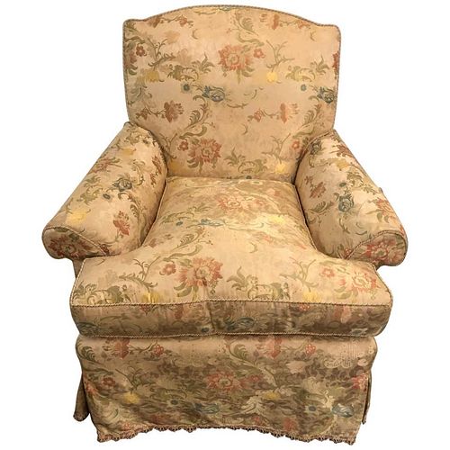 Magnificently Upholstered Overstuffed Armchair