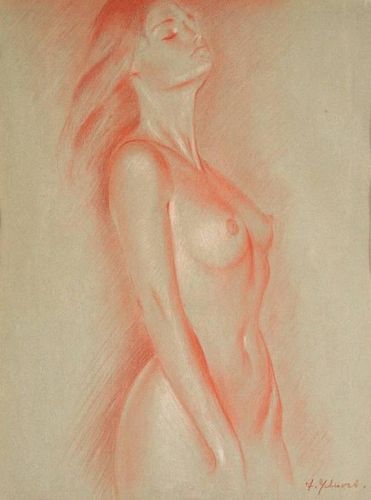 Francine Gilmont Nude Drawings, Original Works