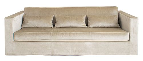 Christian Liaigre Modern Mohair Lounge Sofa