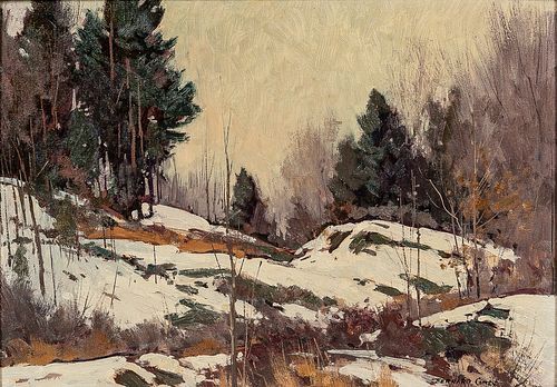 Bernard Corey (American, 1914-2000), Winter Forest