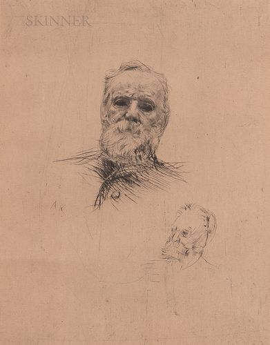 Auguste Rodin (French, 1840-1917), Victor Hugo de face