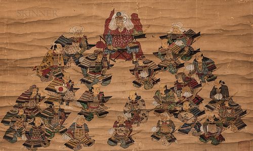 Hanging Scroll Depicting a Clan
