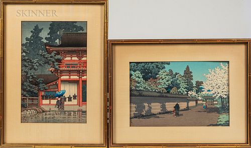 Kawase Hasui (1883-1957), Four Woodblock Prints