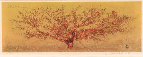 Joichi Hoshi (1913-1979), One Tree (Gold)