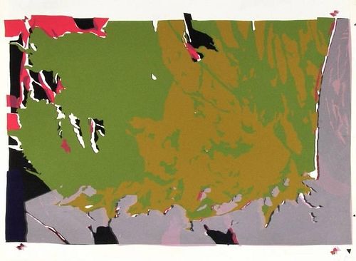 Larry Poons 'Untitled' Screenprint, Signed Edition