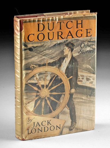 1922 Jack London Dutch Courage + Dust Jacket 1st Ed.