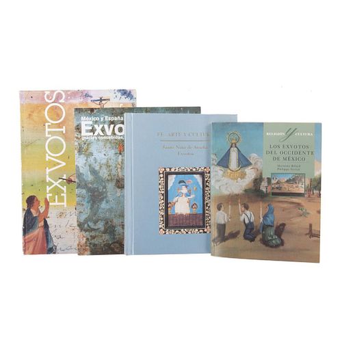 Libros sobre exvotos. México y España. Un Océano de Exvotos: Gracias concebidas, gracias recibidas. Piezas: 4.