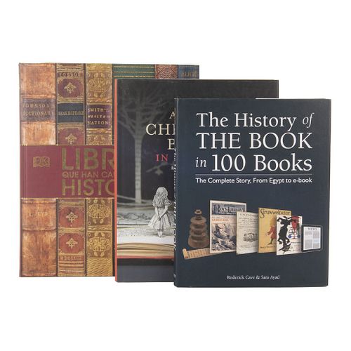 Libros sobre Historia del Libro. The History of the Book in 100 Books / Libros que han Cambiado la Historia. Piezas 3.