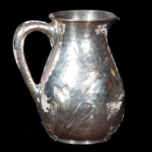 Dominick & Haff Aesthetic Movement Silver Water Pitcher