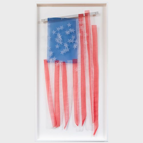 George Stoll (b. 1954): Untitled (4th of July: Dropped American Flag #1)