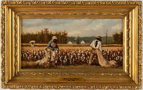 William Aiken Walker (1838-1921) Picking Cotton, O/B