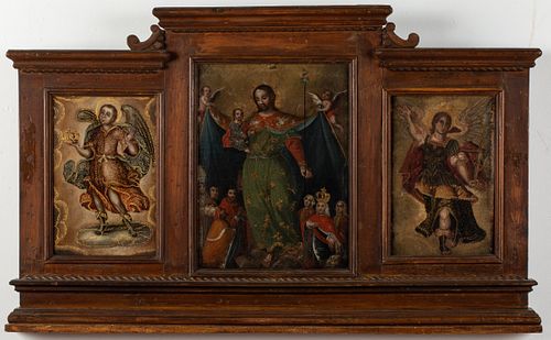 Portuguese Triptych, 18th/19th C