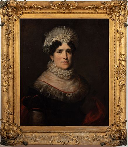 British School, Portrait of a Woman, O/C, 18/19th C