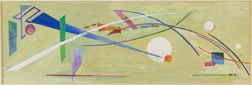 Helen Kendall (1892-1970), Untitled Abstract, Gouache on Paper