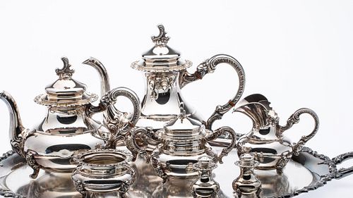 5 Piece Sterling Silver Tea and Coffee Service 