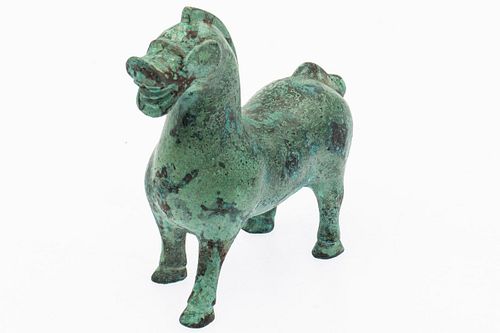 Han Dynasty Style Bronze Horse