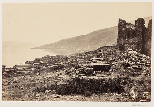 Francis Frith, The Town and Lake of Tiberias