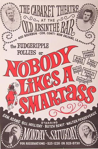 New Orleans Vintage Cabaret Theatre Show Poster
