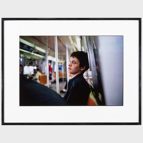 Nan Goldin (b. 1953): Simon on the Subway, NYC