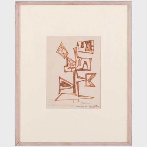 Dorothy Dehner (1901-1994): Drawing for Sculpture