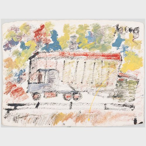 Purvis Young (1943-2010): Untitled; Untitled; and Untitled
