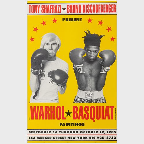After Andy Warhol (1928-1987) and Jean-Michel Basquiat (1960-1988): Warhol-Basquiat Poster