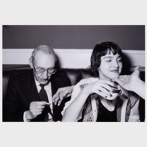 Wolfgang Wesener (b. 1960): William S. Burroughs and Madonna at Canal Bar