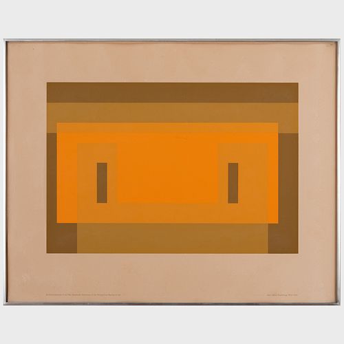 Josef Albers (1888-1976): Red Orange Wall