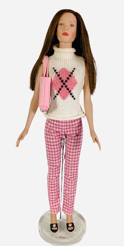 16" Tonner Dreamcastle "Lake Shore Drive" doll. With purse. Missing sunglasses. No box.