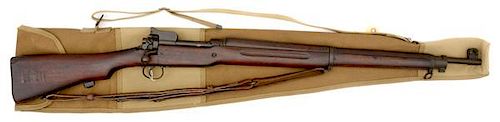 **US WWI Model 1917 Eddystone Bolt Action Rifle with Canvas Case 