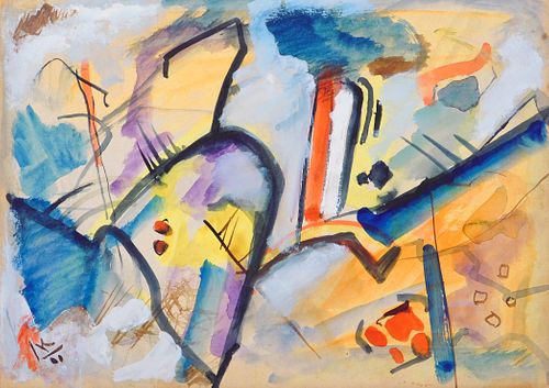 Wassily Kandinsky, Manner of: Abstract Composition