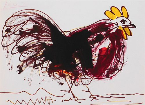 Pablo Picasso, Attributed/ Manner of: Un Poulet
