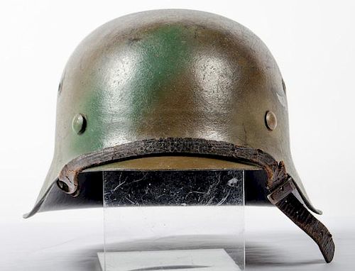German WWII Luftwaffe Camo Helmet 