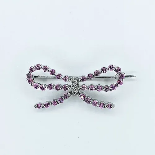 14kw Pink Spinel Bow Brooch
