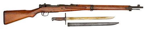 **Japanese WWII Type 99 Rifle with Bayonet 