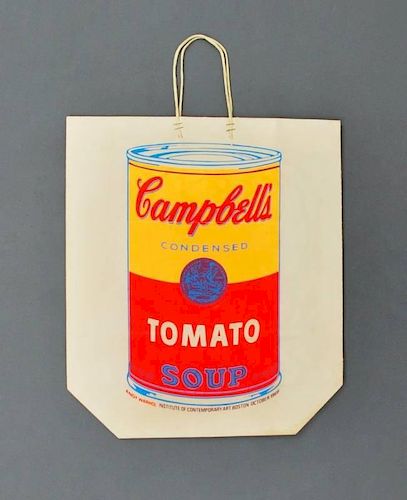 Andy Warhol 'Campbell'sâ€¦' Screenprint on Bag