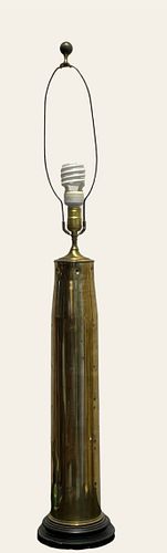 Large Trench Art Table Lamp