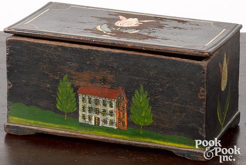 Pennsylvania painted poplar Weber dresser box