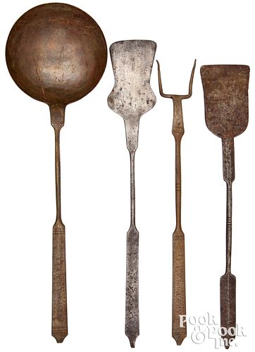 Lancaster County Pennsylvania wrought iron spatula