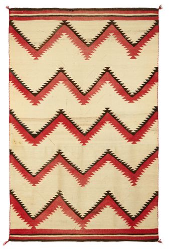 Diné [Navajo], Serape Textile, ca. 1890-1910