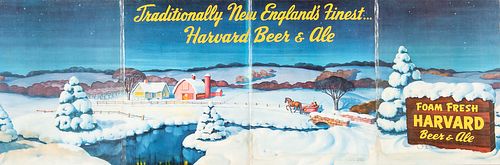 Harvard Beer Advertisement