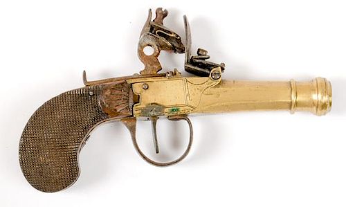 Belgian Flintlock Pistol 