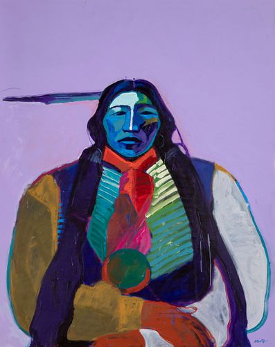 John Nieto, Big Horse Southern Cheyenne, 1988
